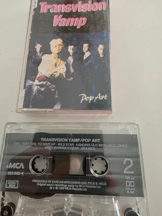 Transvision Vamp - Pop Art Cassette 1988 MCA