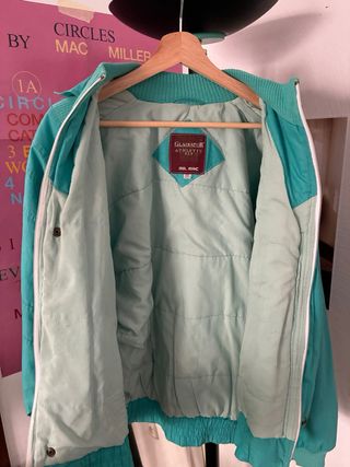 Chaqueta Vintage Turquesa Claro