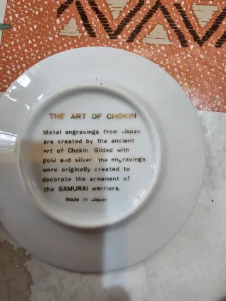 Piattino decorativo 24KT Gold Geisha