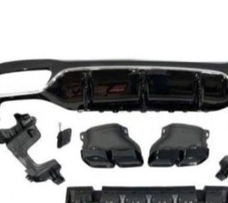 Difusor Trasero Mercedes W213 4 puertas look AMG E