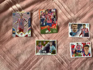 Lote 5 Cromos Fútbol Barrios