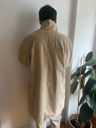 Gabardina Hombre Beige Talla M