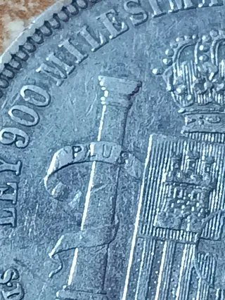 5 Pesetas 1871 Plata Amadeo I Rey