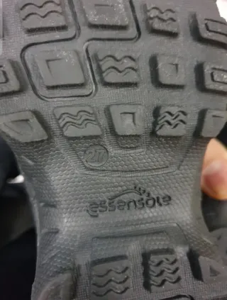 Botas de nieve para niño negras n27