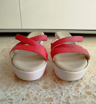 Sandalias plataforma rojas - Talla 40