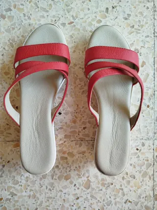Sandalias plataforma rojas - Talla 40