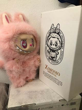 Pop Mart Zimomo Original Rosa con Scatola 38cm