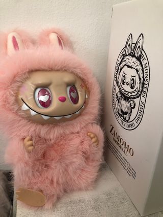 Pop Mart Zimomo Original Rosa con Scatola 38cm