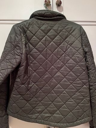 Chaqueta impermeable acolchada Lacoste marrón