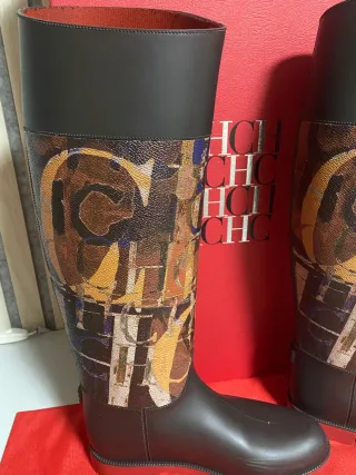 Botas Agua Carolina Herrera Talla 37