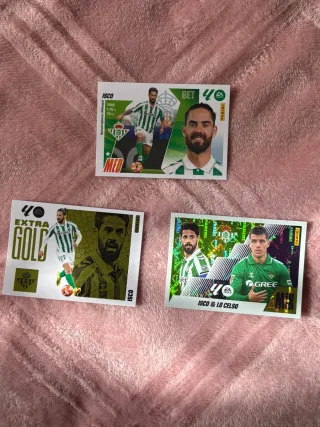 Lote 3 Cromos Fútbol Isco