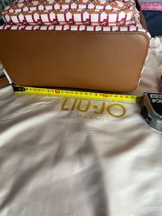 Zaino Nuovo Liu Jo fantasia rosa arancio