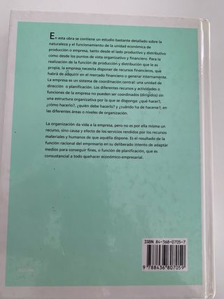 Curso de economía de la empresa (Economía y emp...