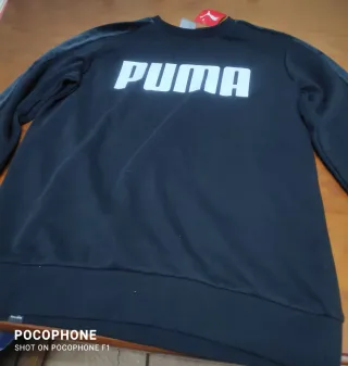 Sudadera Puma Negra Unisex