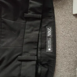 Chaqueta Traje Hombre Zara Slim Fit Negra