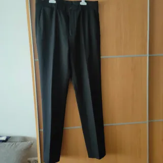 Chaqueta Traje Hombre Zara Slim Fit Negra