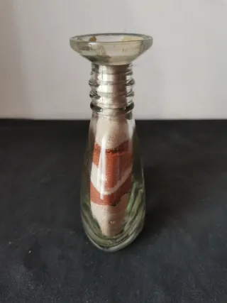 Bottiglia souvenir sabbia Petra Giordania