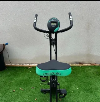 Bici Estática Cecotec Negra y Verde