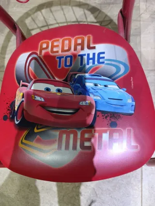 Silla infantil Rayo McQueen con asiento que pita