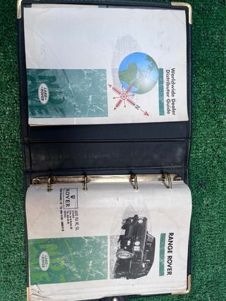 Carpeta Manual usuario Range Rover Land Rover