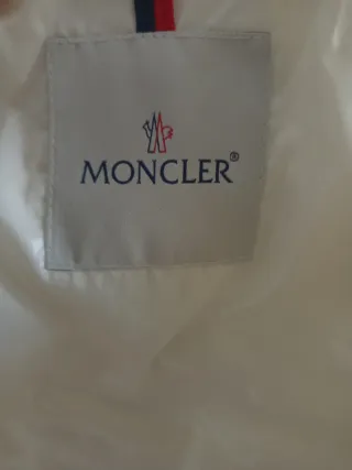 Moncler Smanicato Bambina Bianco