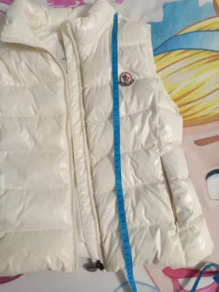 Moncler Smanicato Bambina Bianco