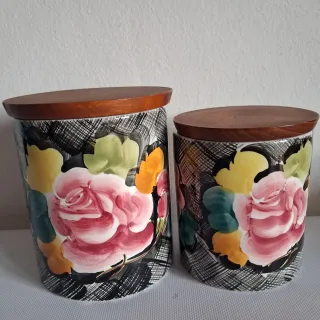 Barattoli ceramica Laveno anni '50