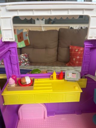 Camioneta Morada Barbie Venta de Comida