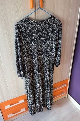 Vestido largo estampado floral Brownie