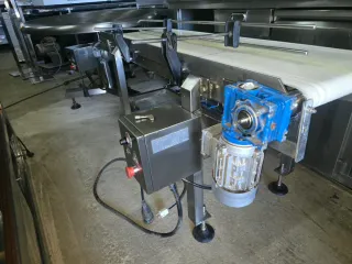 Línea Inox MONOFÁSICA: Mesa Ø120 + Cinta 150x