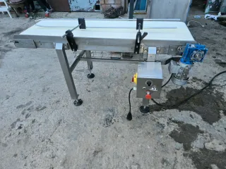 Línea Inox MONOFÁSICA: Mesa Ø120 + Cinta 150x