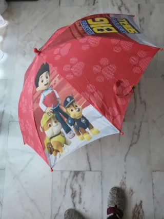 Paraguas Patrulla Canina Rojo Multicolor