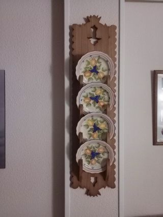 Set di 4 Piatti Decorativi