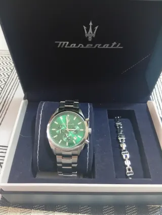 Reloj Maserati Cronógrafo Original.con pulsera.