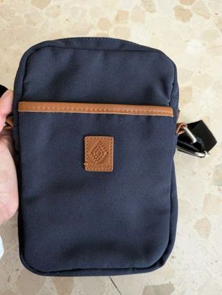 Bolso bandolera Springfield azul y roja