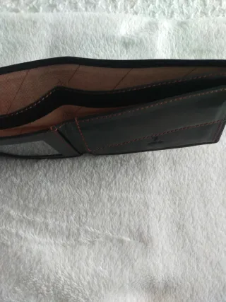 Billetera Paolo Negra Cuero