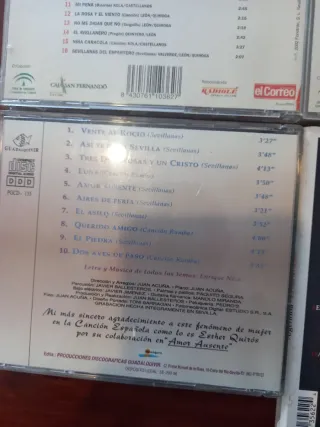 Lote 9 CDs Música Variada: Copla, Flamenco, Latino