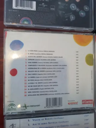 Lote 9 CDs Música Variada: Copla, Flamenco, Latino