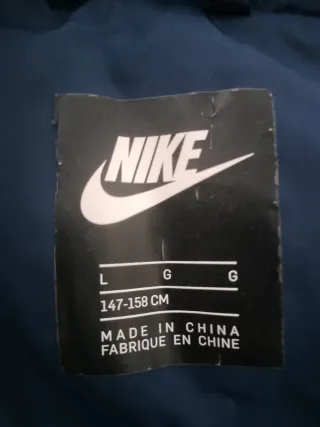 Cazadora Nike Azul con Capucha