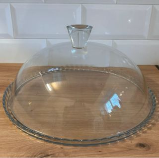 Prato de bolo com campânula 32 cm