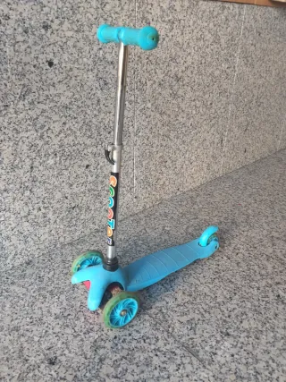 Patinete infantil 3 ruedas azul