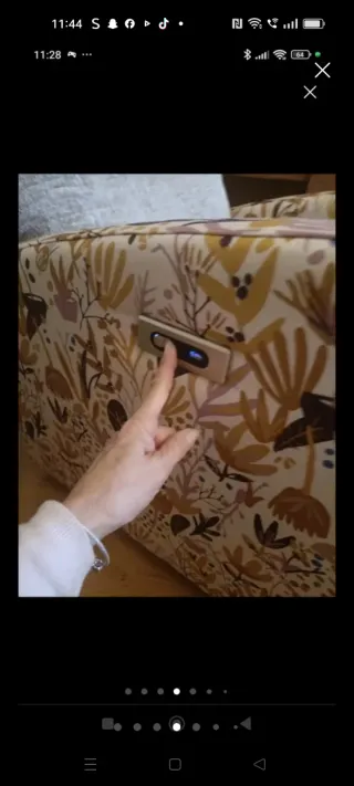 Sillón eléctrico con ruedas