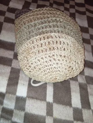 Bolso de rafia tejido