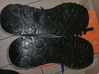 Scarpe da lavoro grigie e blu