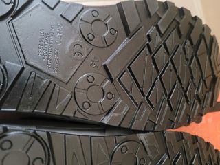 Scarpe da lavoro grigie e blu