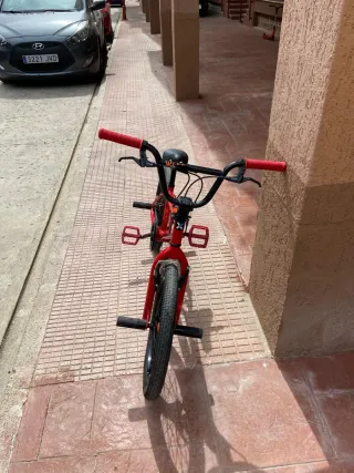 Bicicleta BMX Niño Roja Wipe