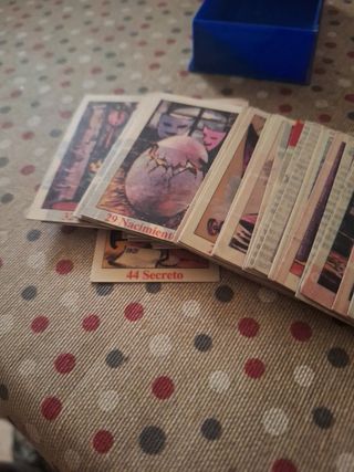 Baraja de cartas tarot vintage