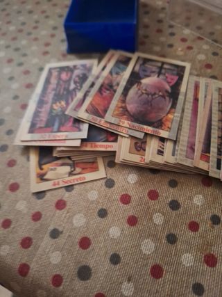 Baraja de cartas tarot vintage