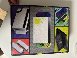 Nintendo Switch OLED Verde e Viola splatoon