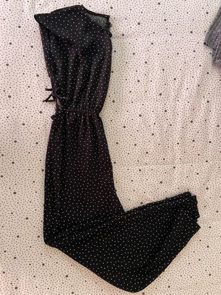 Mono Zara niña negro lunares blancos